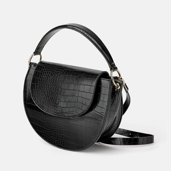 Zara Handbags - Zara Women Animal print oval crossbody bag